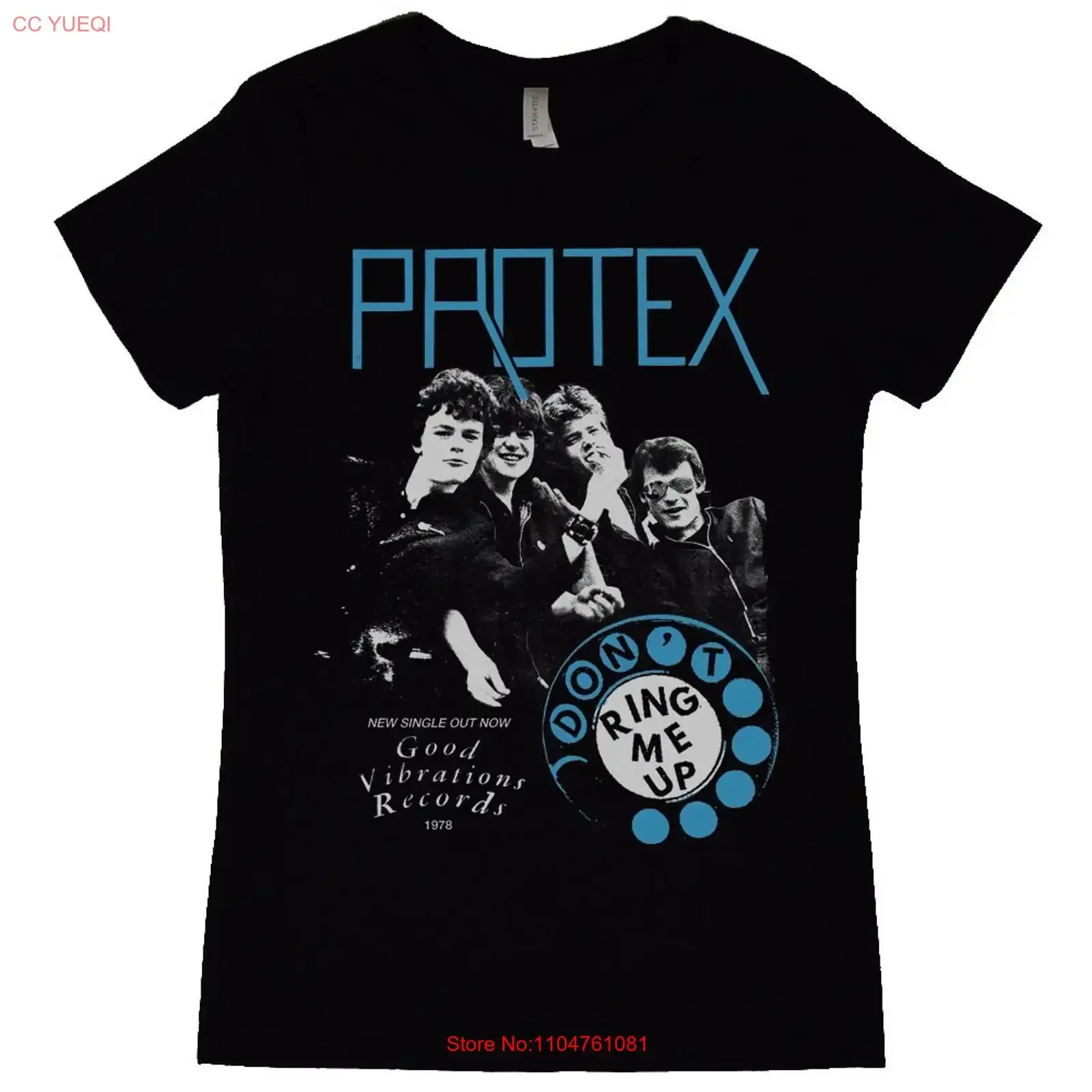 Camiseta Protex Don't Ring Me Up para Mujer NZ150, Estilo Vintage Lavado, para Uso Diario, Cómoda, Elástica, Suave, Moda Hombre