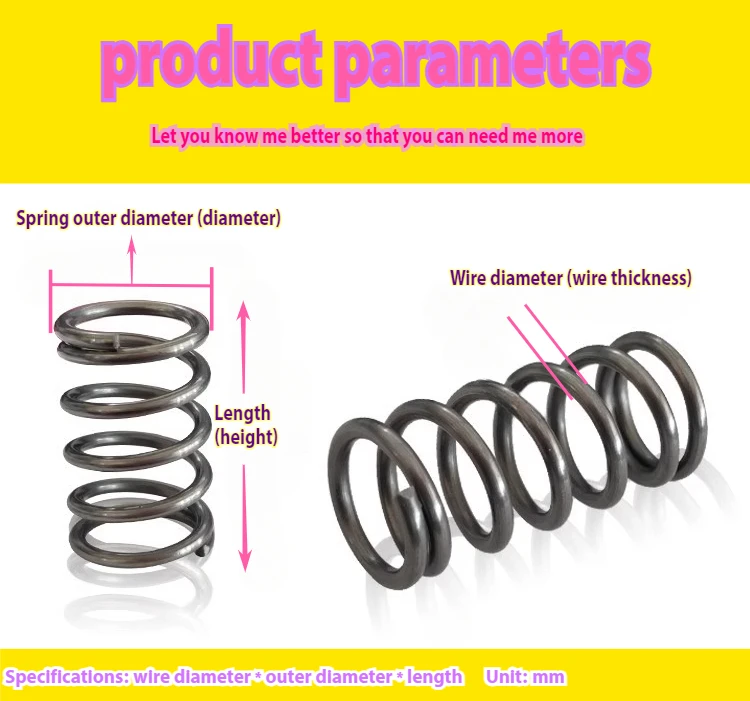 Customized order|compression spring 0.7*5.2*10.7   200pcs