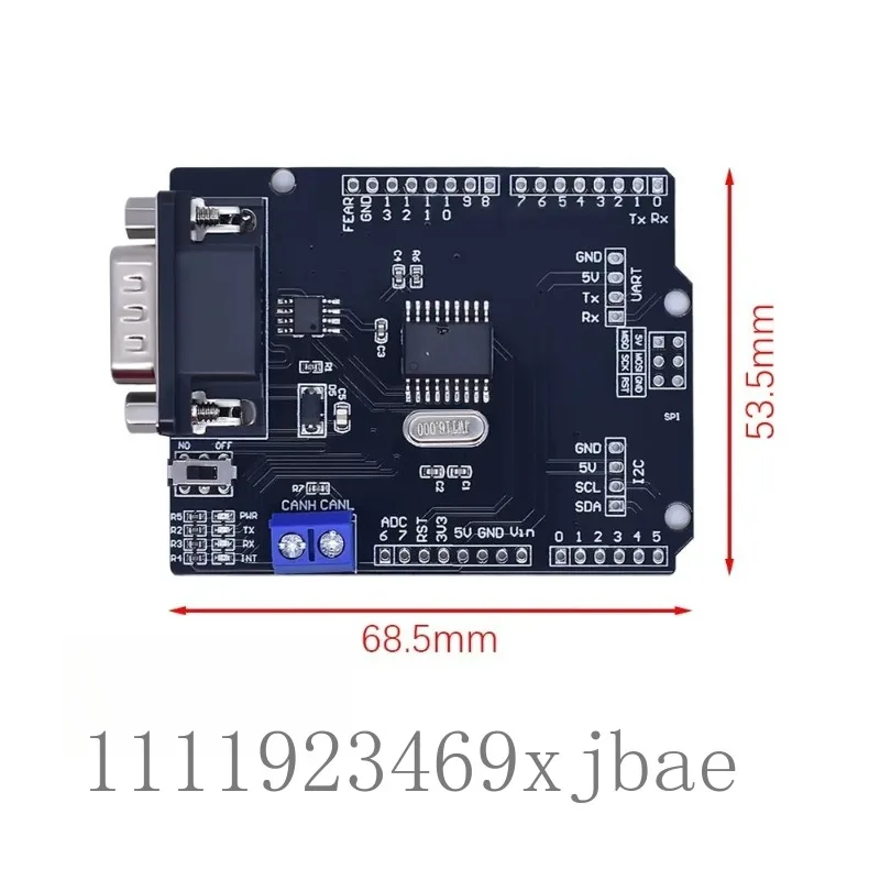 Serial Bus Communication Expansion Board, Industrial CAN Protocol Signal Transmission Module For Single Chip System Expansion