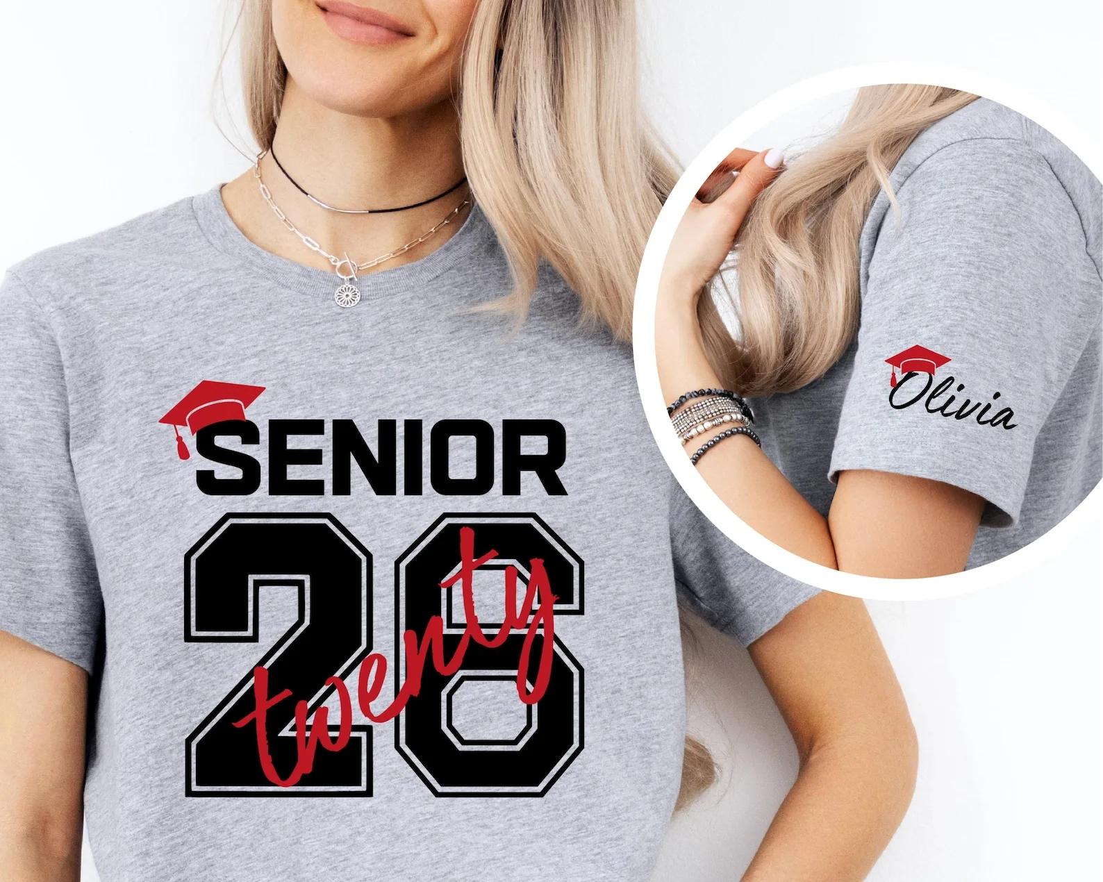 

Custom Senior Name Number 2026 Shirt Men Women Student Class of 26 Shirt Graduation Senior Gift Daily Casual Cotton Shirts