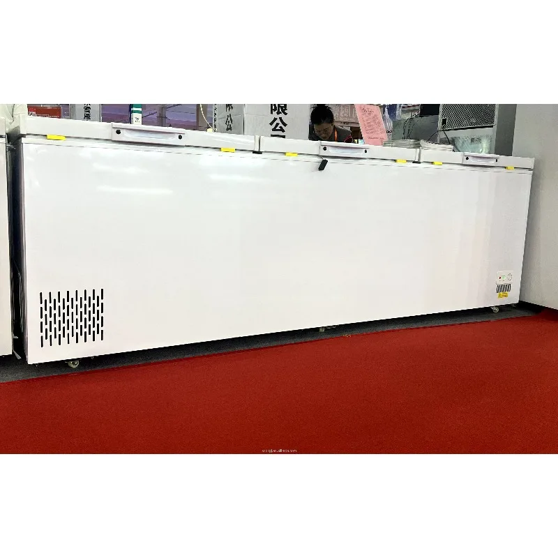 Xiangming Commercial Horizontal Top- Freezer Refrigerator Large Capacity Deep Chest Ice Cabinet Refrigeration Equipment