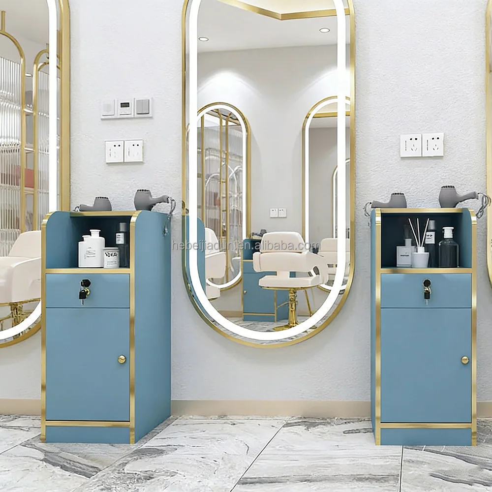 Modern Multifunctional Hairdressing Cabinet Salon Trolley  Living Room Storage Rack Hair Cutting Perm Dyeing Barber Shop