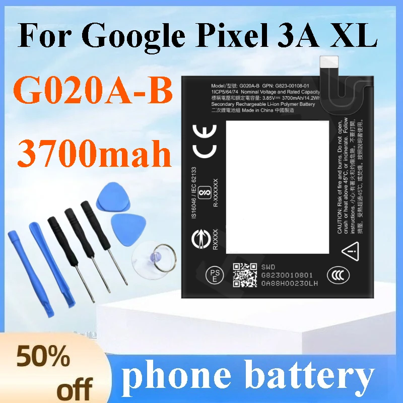 

New G020A-B Battery 3700mah for Google Pixel 3A XL Mobile Phone Battery Persistent Standby High-Performance