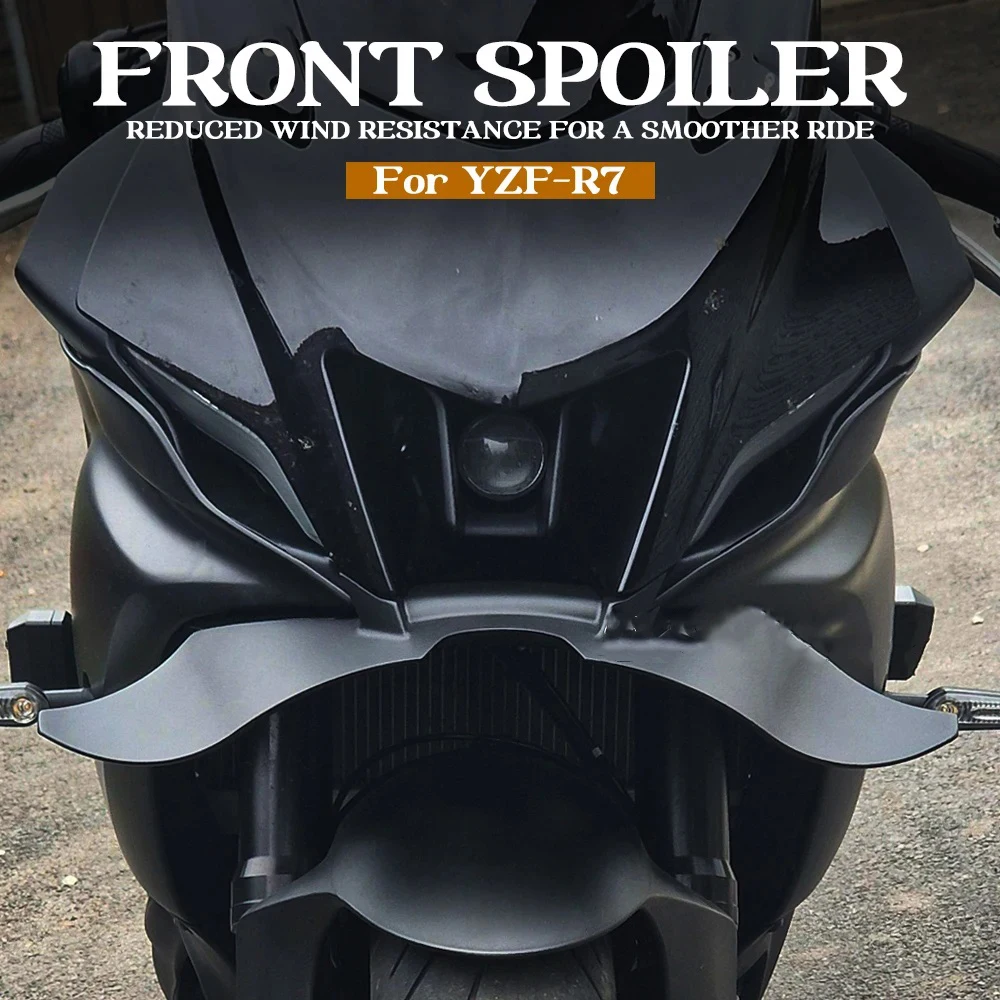 

For YAMAH R7 2022-2025 Wind Wing Cover Cone Aerodynamics Fairing Winglets R7 2022 2023 2024 2025 Motorcycle Front Lip