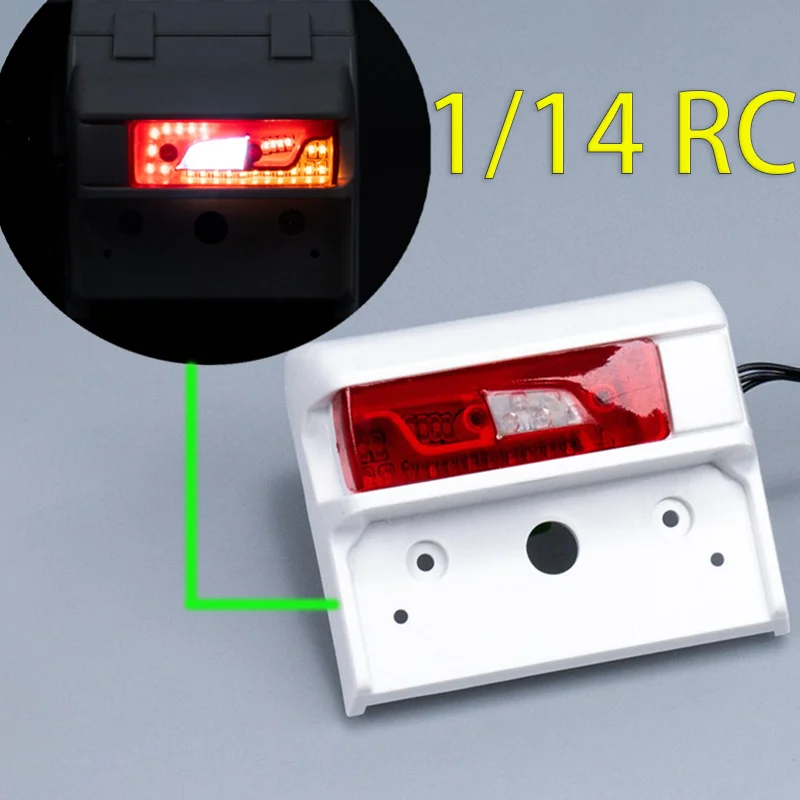 1:14e Schaal 2 stuks LED Simulatie Vloeiende Achterlichten Versieren voor Tamiya RC Truck SCANIA 770S 6x4 56368 56371 56379 Auto