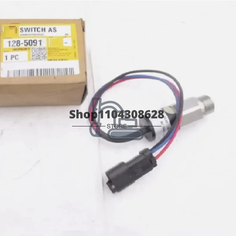 SWITCH PRESSURE 128-5091 for Backhoe Loader 426B,426C,432E,442E,TRUCK 770,772,797