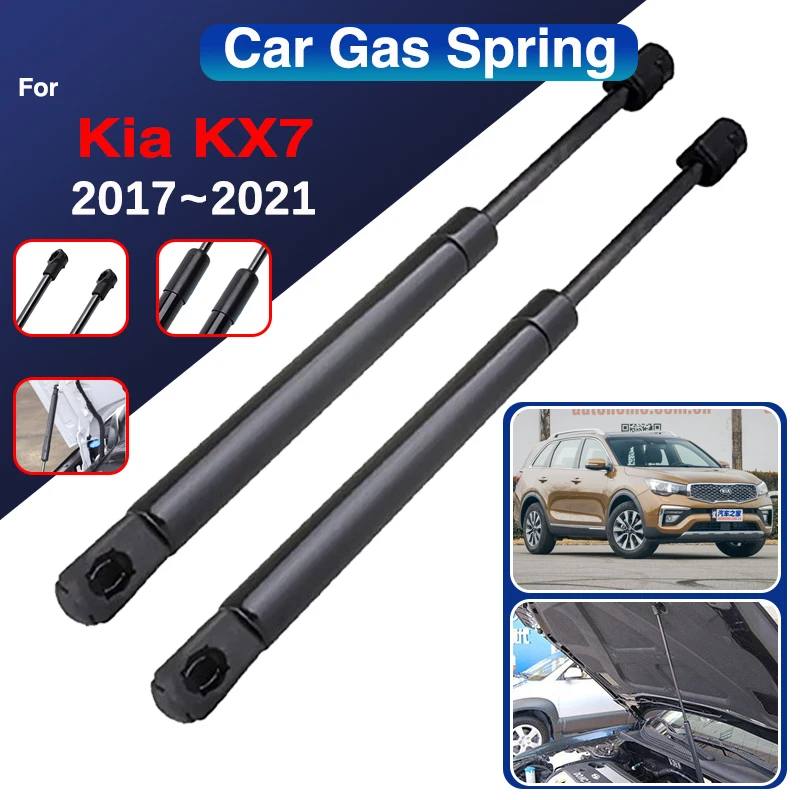 

Car Engine Cover Hydraulic Rod For Kia KX7 2017 2018 2019 2020 2021 Car Front Hood Supporting Strut Spring Shock Bar Accessories