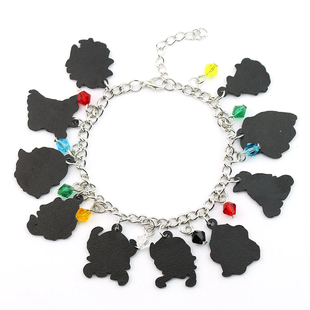Game Genshin Impact Charm Bracelet Anime Cartoon Metal Cosplay Props Jewelry Accessories Gifts For Fans
