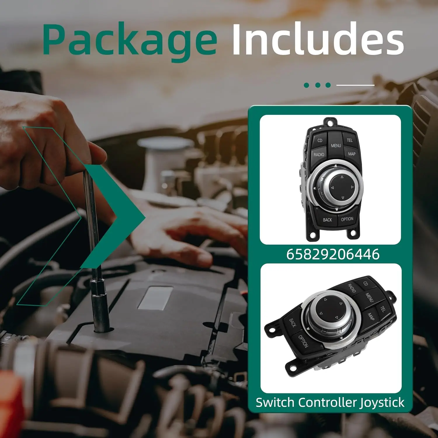 

10-контактный мультимедийный переключатель, джойстик контроллера, для BMW 5 серии F07 F10 F11 F01, гибридный, для серии X3 F25, 2007-2013, 65829206446