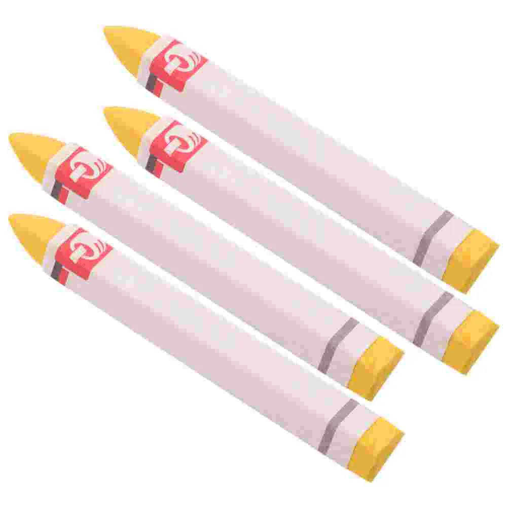 

4 Pcs Car Tire Marker Pen Wax Pens Repair Marking for Crayon 1000X150X150CM Yellow