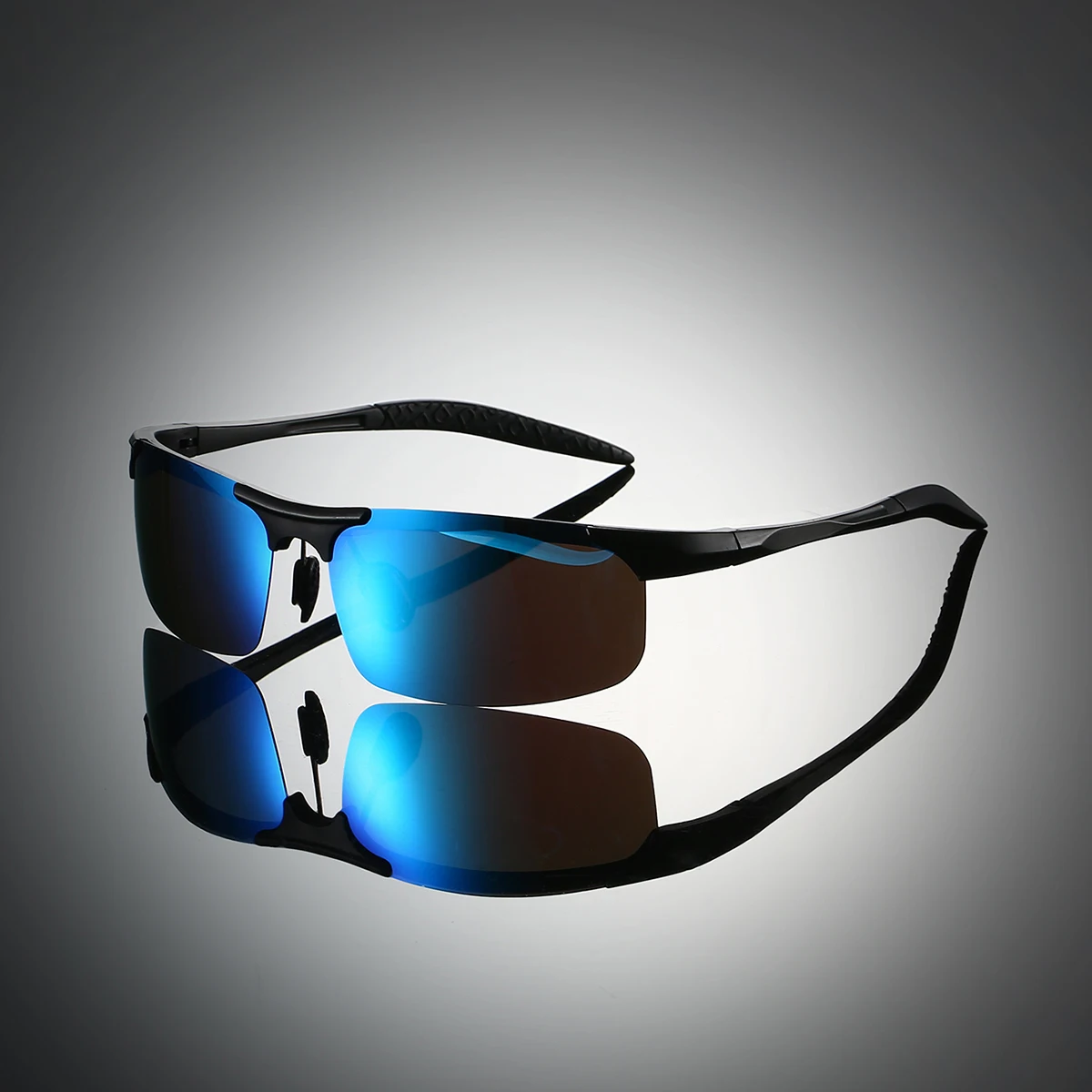KAMMPT Y2k Sport-Sonnenbrille für Herren, 2025, neuer Spiegel, Outdoor, Radfahren, Schutzschirme, Damen, trendige Mode, randlose Anti-UV-Schutzbrille
