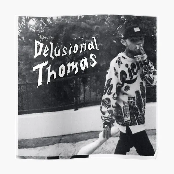 Delusional Thomas  Poster Modern Funny Room Decor Decoration Painting Wall Picture Art Print Vintage Mural Home No Frame