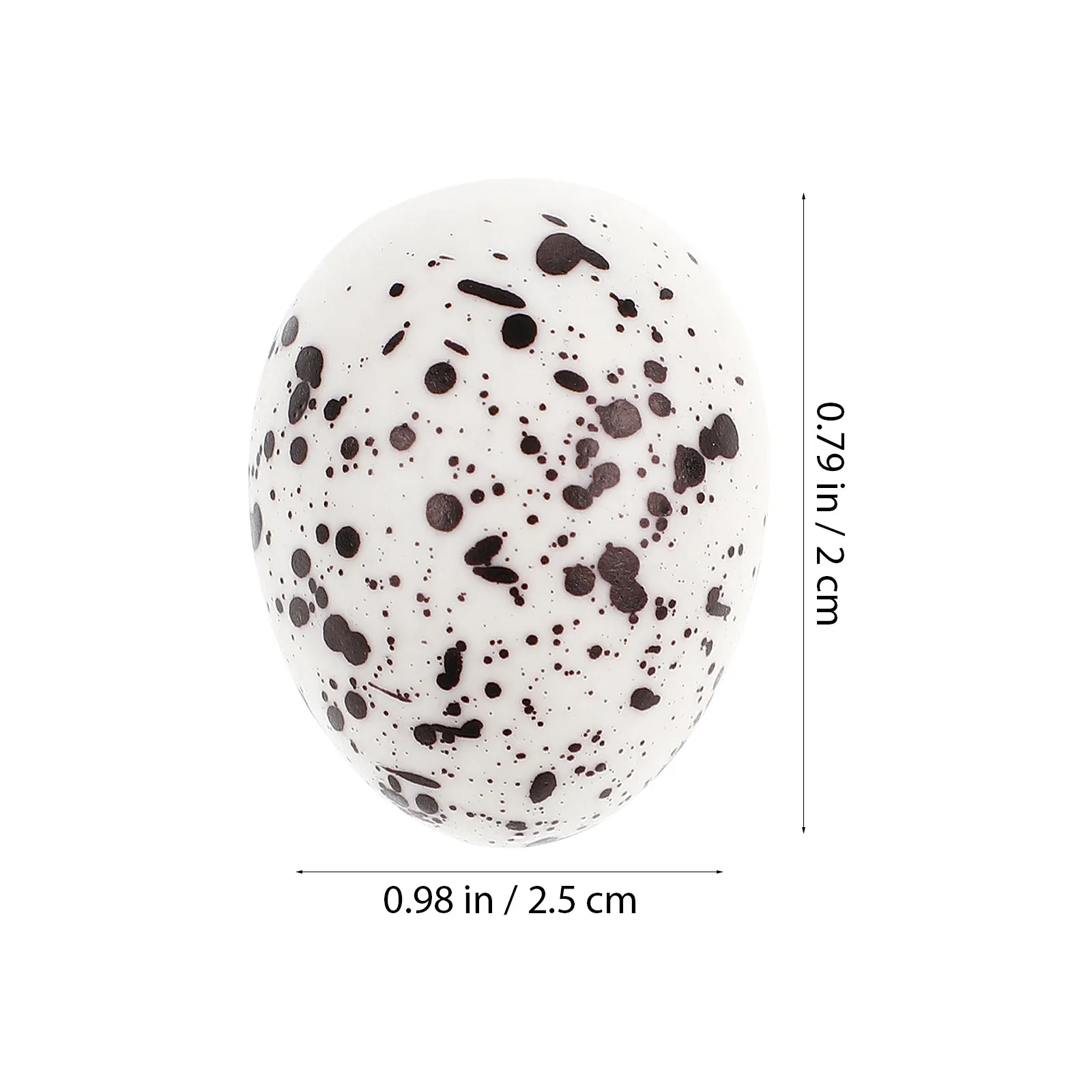 50Pcs Foam Fake Bird Eggs Highly Realistic Simulation Design Safe Unbreakable Easter Bird Eggs Decor Educational Prop Egg