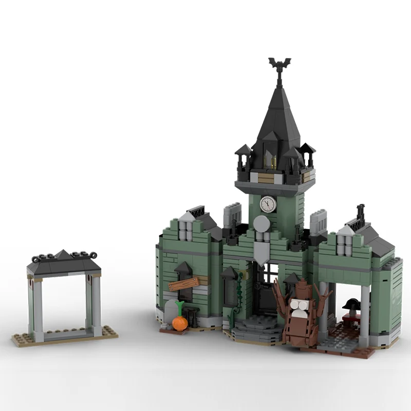 City Street View Model MOC Building Bricks Town Vintage Manor Modular Technology Gifts Holiday Assemble Children Toys Suit