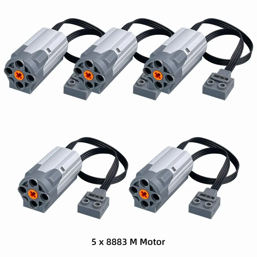 1/2/5/10PCS ใหม่การวิเคราะห์ Part 8883 M มอเตอร์ใช้งานร่วมกับยี่ห้อ Power ฟังก์ชั่น Building Block รถบรรทุกรุ่น power Up Speed