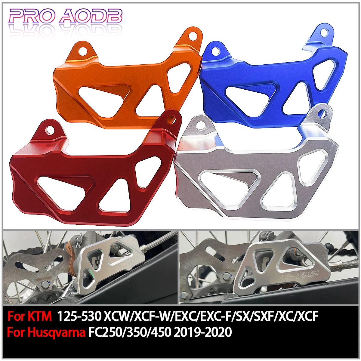 

Motorcycle CNC 20mm Rear Brake Disc Protective Guard Cover For KTM SX SXF EXC EXCF 125 250 300 350 450 Modification Off-road