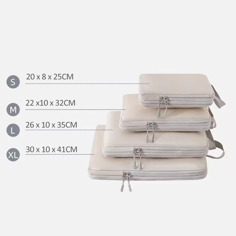 Набор компрессионных упаковочных кубиков, водонепроницаемая одежда, органайзер, сумка, чемодан, компрессионная дорожная сумка, набор, органайзер для нижнего белья для багажа