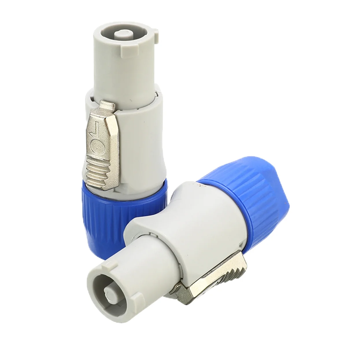 Supernew  20Pcs 3 PIN AC Powercon Connector Male Plug NAC3FCA NAC3FCB AC Cable 20A 250V Power Plug Adapter for Stage Light(B)