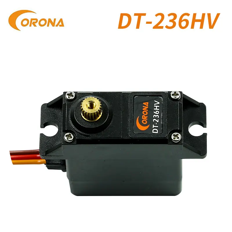 4PCS Corona DT236HV HV Digital RC Servo Metallgetriebe Hochdrehmoment Hochspannung für RC Flugzeug Starrflügler Hubschrauber Auto – Detail 1
