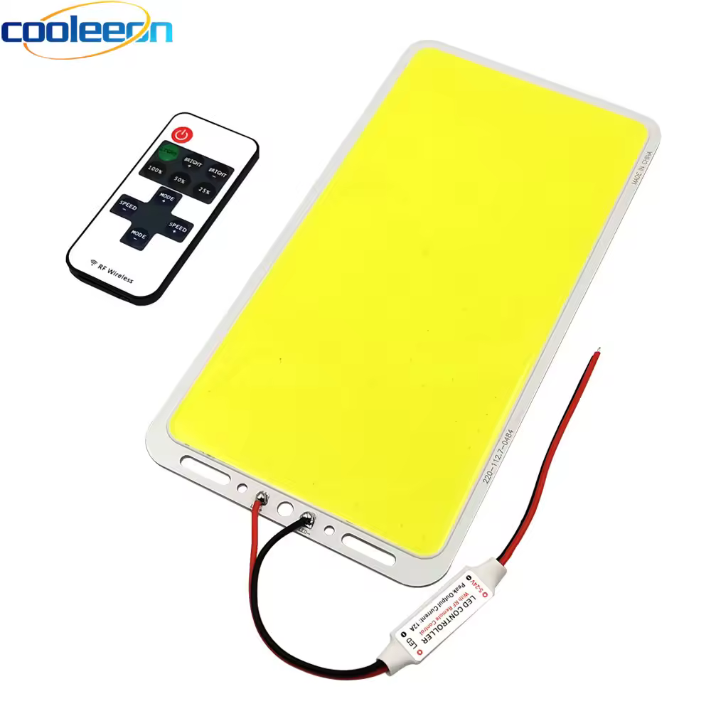 גבוהה בהיר Dimmable 100W 12V LED COB אור פנל עם דימר מטריקס LED לוח עבור תאורה חיצונית קמפינג מנורת מכונית הנורה DIY
