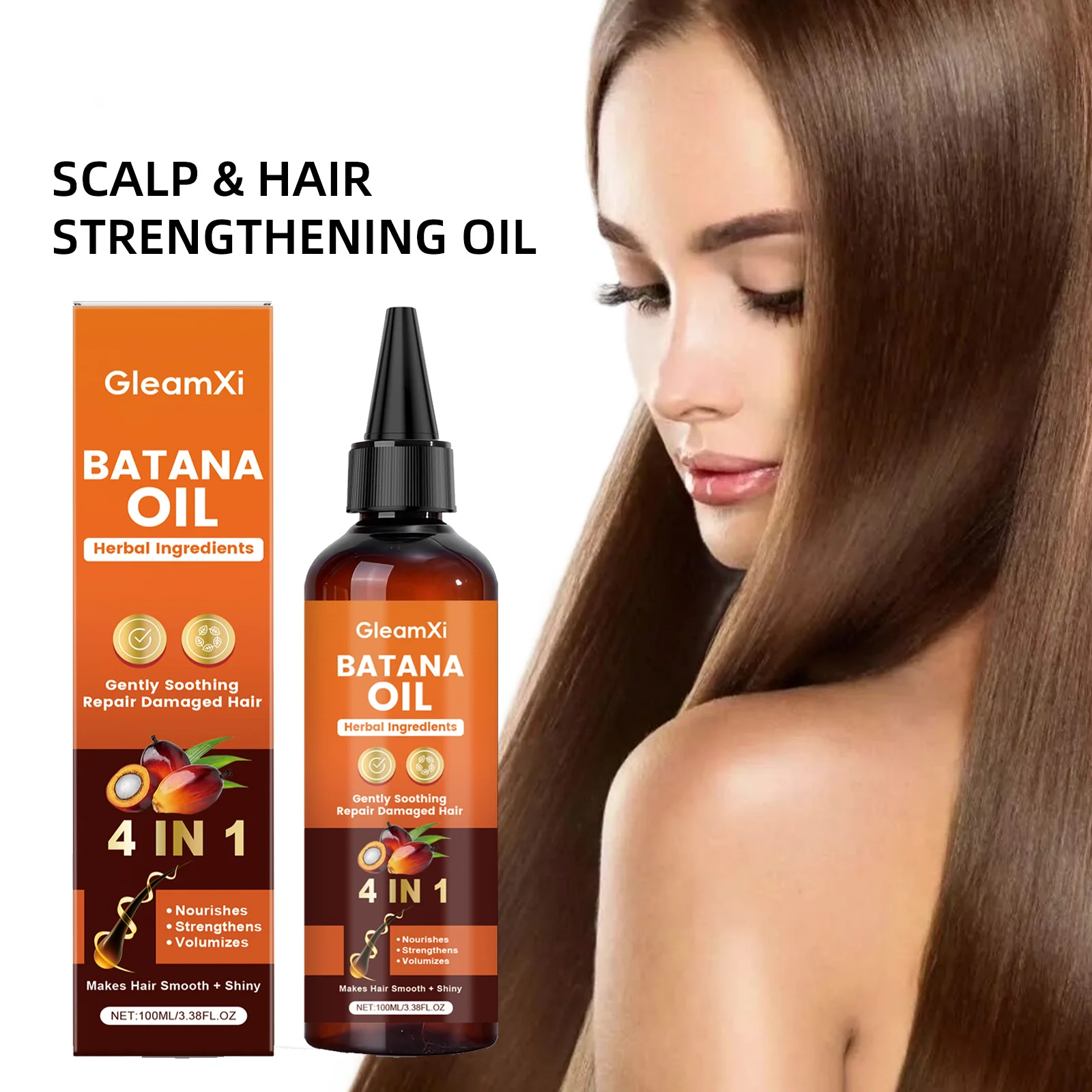 

Batana Hair Growth Oil Anti Hair Loss Repair Hair Split Ends Damaged Breakage Nourish Scalp Shiny Hair Hair Thickn Products