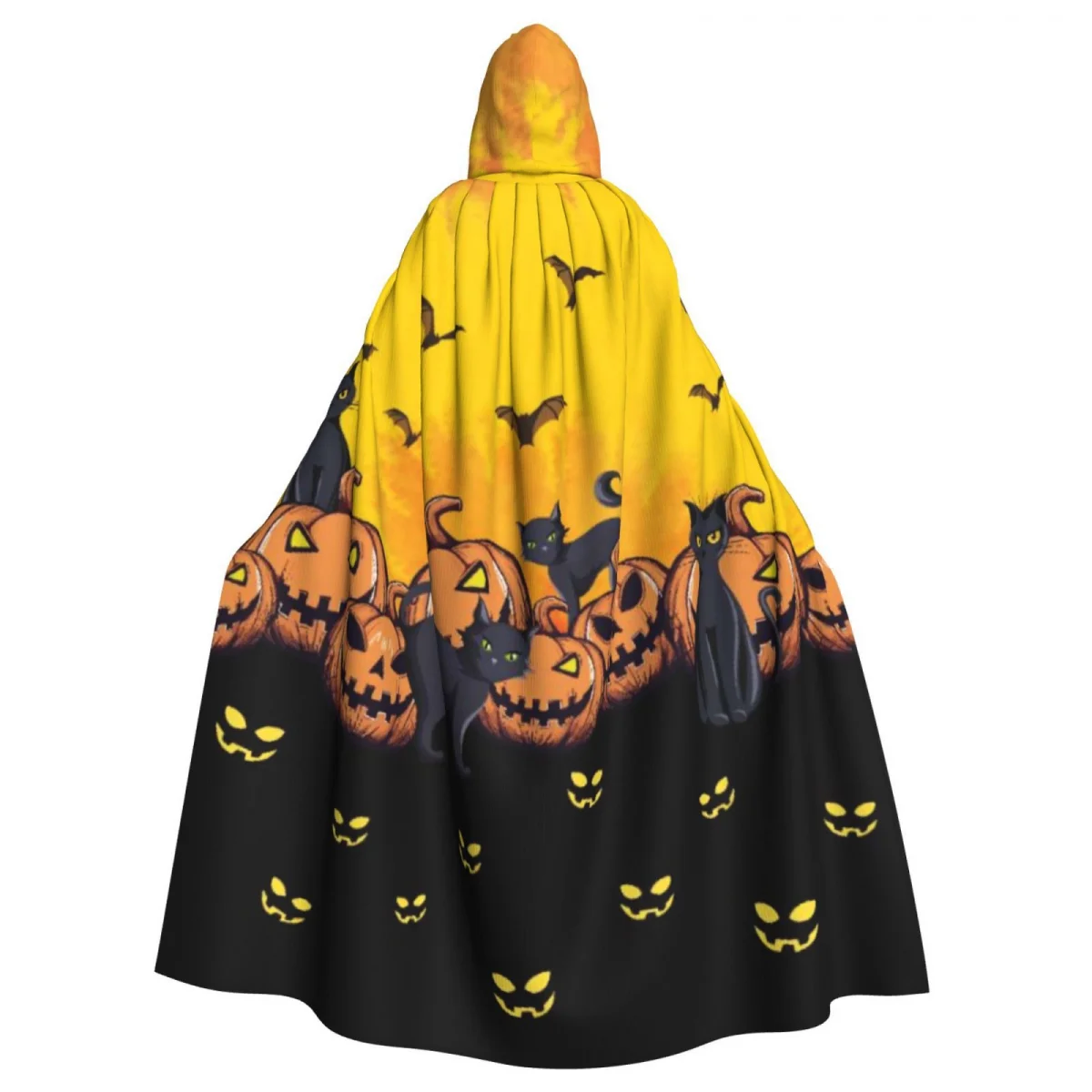 Cape de Vampire à Capuche pour Adulte, Costume d'Halloween, Everak avec Capuche, Forêt Magique, Cosplay, ixde Sorcière, Combinaison de Carnaval, pour Homme et Femme