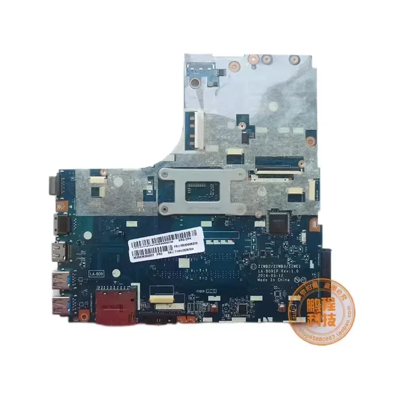 

Материнская плата для ноутбука Lenovo B50-80 LA-B091P с процессором I3 I5 I7 5-го поколения, видеокартой R5 M230 2G, 100% протестирована, высокое качество