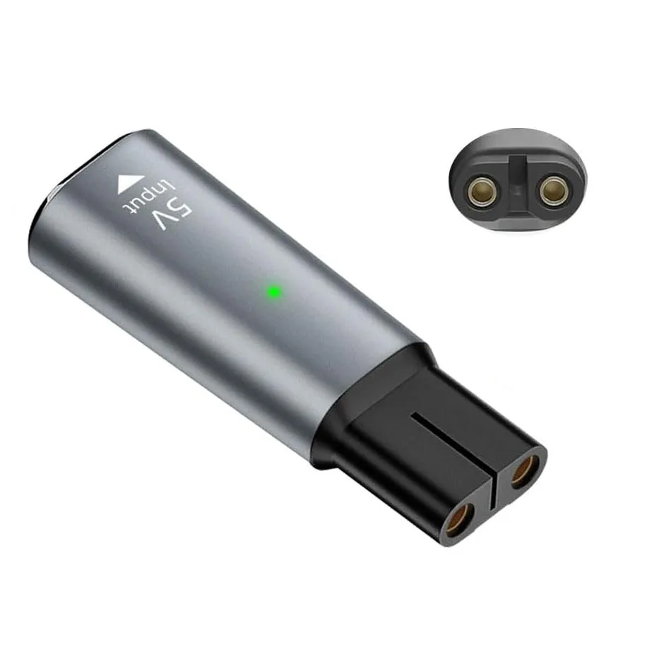 KVIFO 5V Typ-C Rasierer-Adapter-Ladegerät für Philips OneBlade QP2724 QP2834 QP1424 QP1924 QP4631 Bartschneider