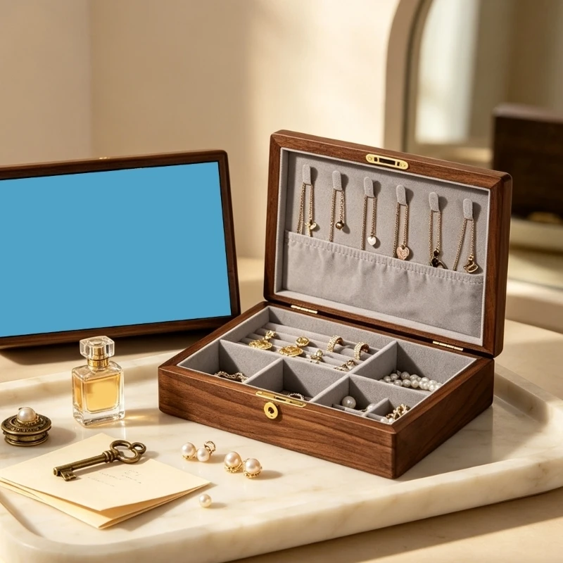 wood-based-board-jewelry-case-with-sectioned-interior-necklace-hanging-area-ring-rolls-and-decorative-hinged-lid-d0ub