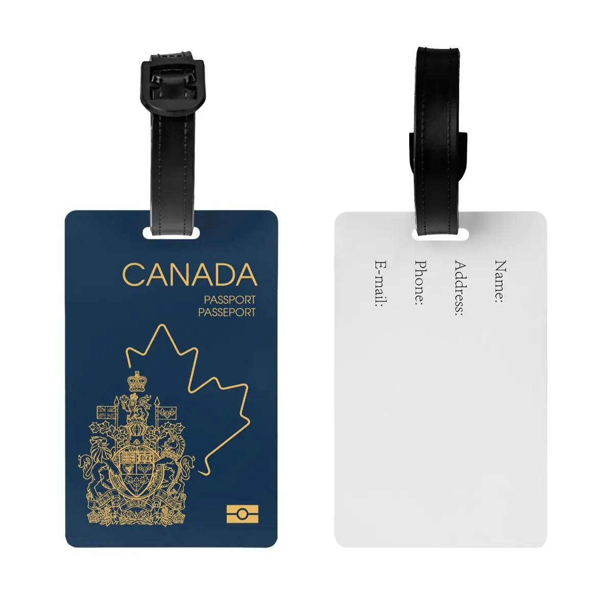 Canada Passport Gepäckanhänger, individuelle Gepäckanhänger, Sichtschutz, Name, Ausweis
