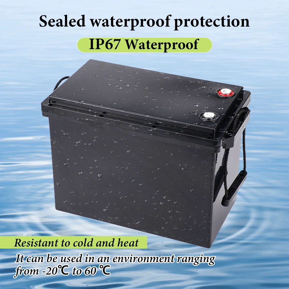 230AH 280AH ل 4S صناديق تخزين البطارية 12 فولت الخلايا الشمسية حالة RV يخت لتقوم بها بنفسك بطارية محمولة تخزين بطارية ليثيوم بلاستيكية