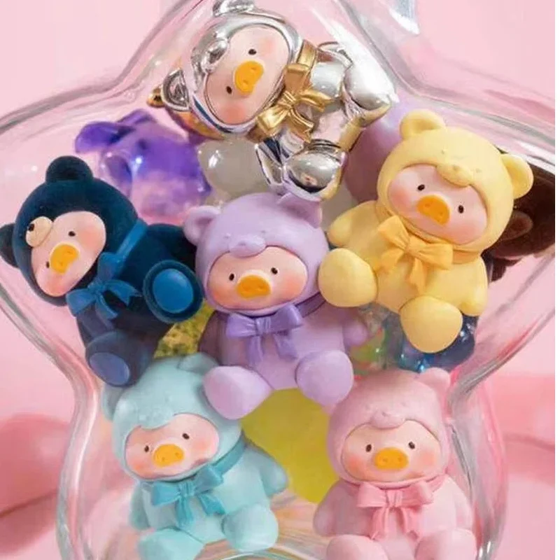 

Genuine Lulu Pig Teddy Mini Blind Bag Figurine Cute Glitter Desktop Car Decoration Collectible Ornament Gift For Collectors