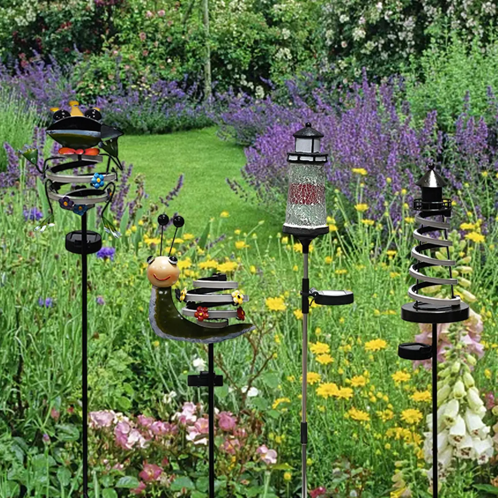 أضواء المسار الشمسية في الهواء الطلق الضفدع الحلزون مقاوم للماء لوازم المنزل ساحة أضواء الشمسية في الهواء الطلق لحديقة ديكور ساحة الحديقة المنزل