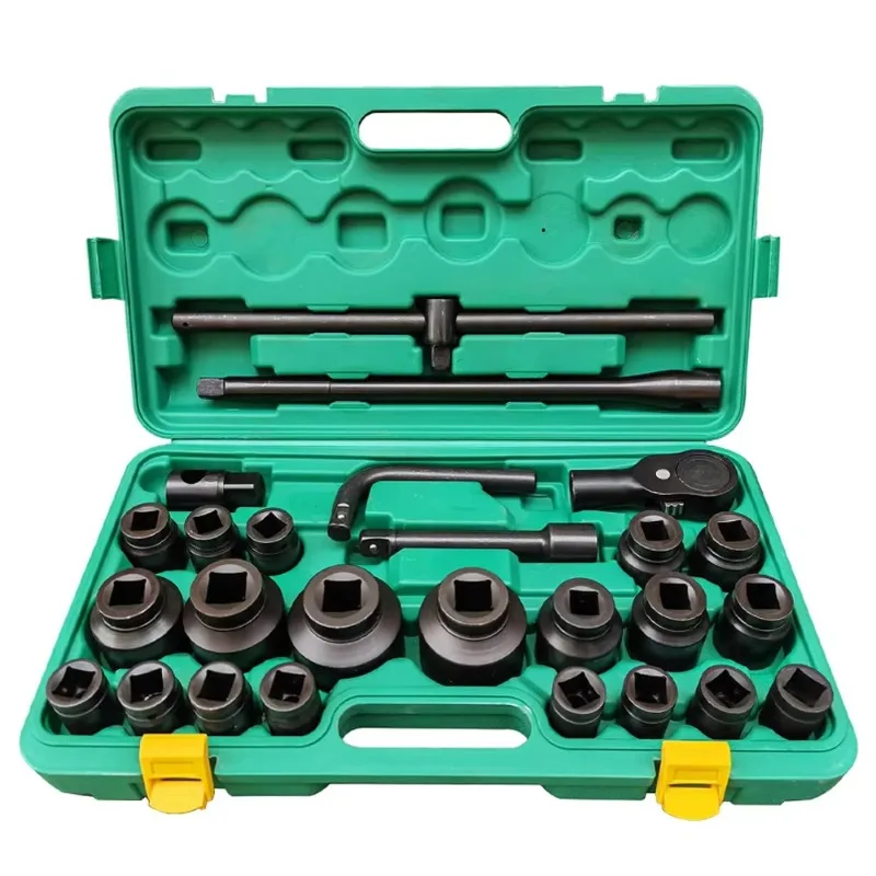 

26PC Heavy-Duty Metric Impact Socket Set 3/4' 1' Drive Hand Tools for Socket Drive Repairing