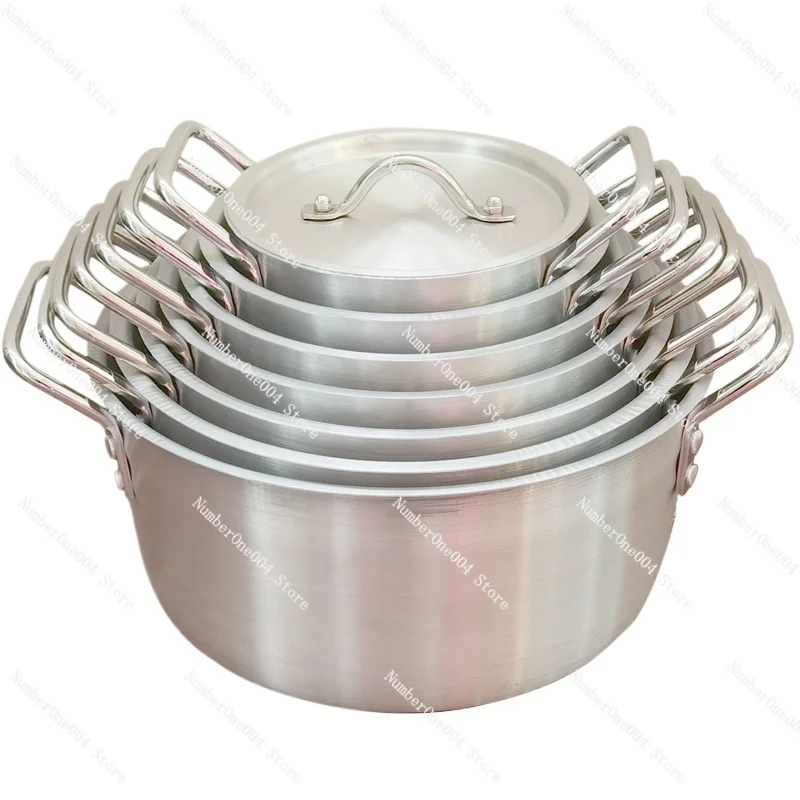 

Sanding Aluminum Soup Pot Household Pots an Aluminum 7 Pieces Set Hotel Cookware 14 Pieces Set Aluminum Suit