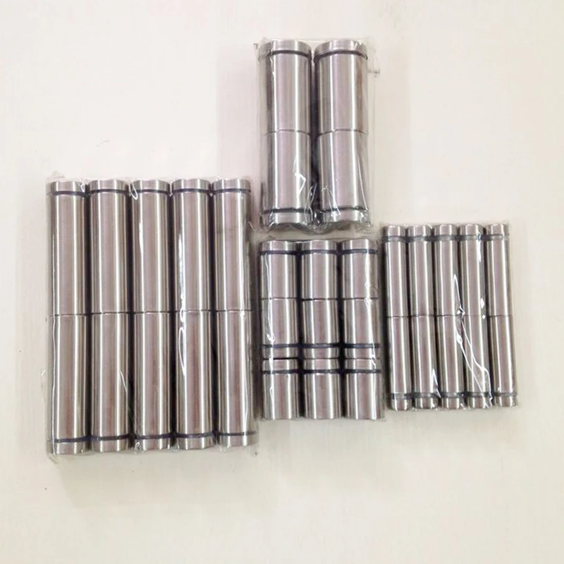 4PCS Glass Fasteners 25*250mm Stainless Steel Acrylic Advertisement Standoffs Pin Nails Billboard Fixing Screws Hardware