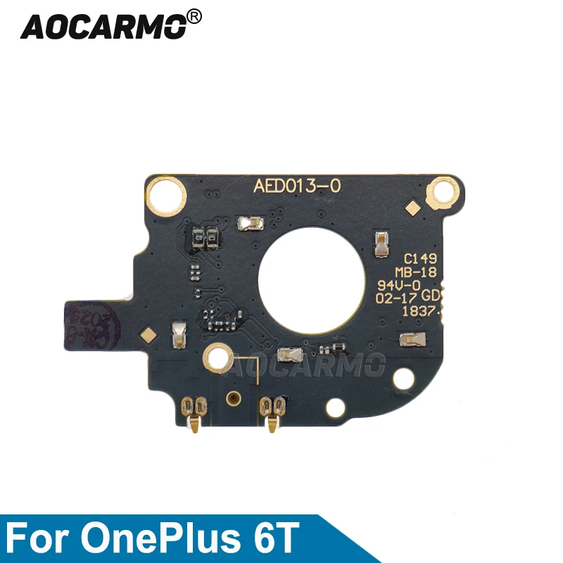 Aocarmo Antenna Connector Mic Microphone Circuit Board Flex Cable For OnePlus 6T A6010 Replacement Part
