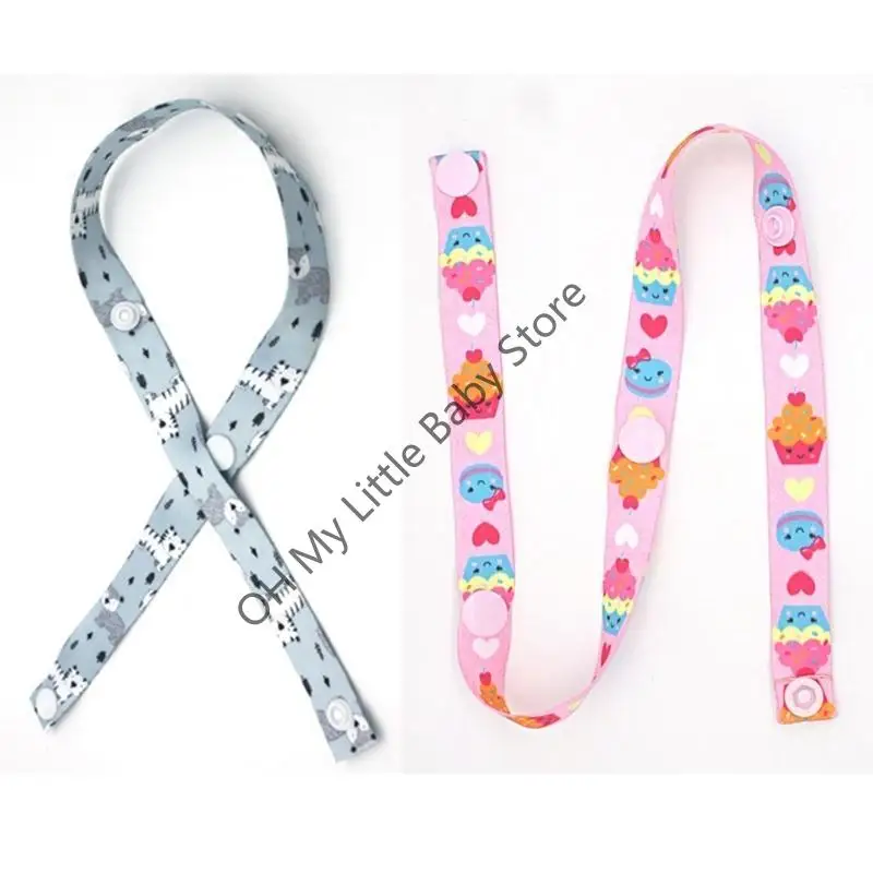 

M76C Adjustable Length Fixing Strap Rope Anti-lost Pacifier Chain Stroller Accessory
