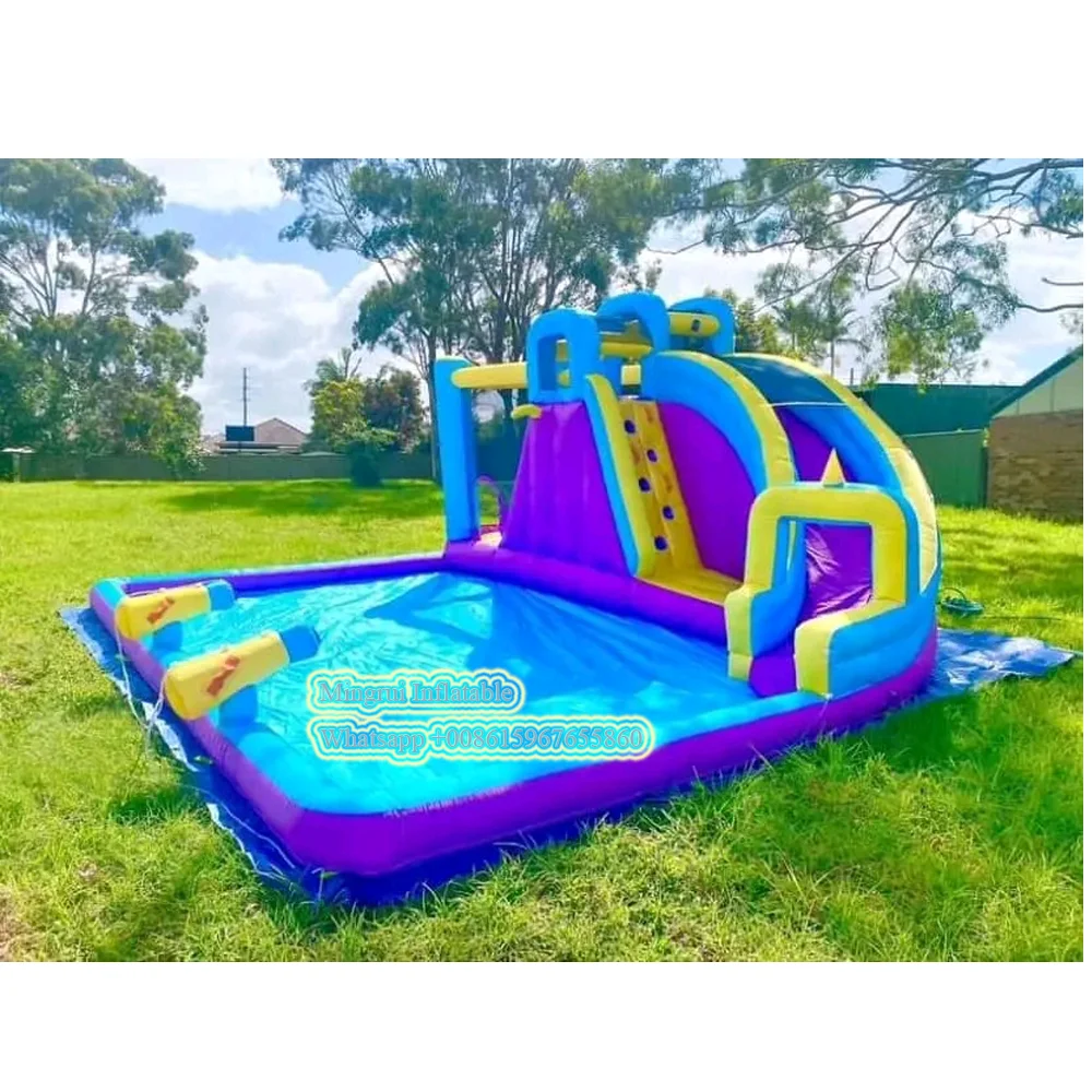 inflatable jumping castle for kids bounce house inflatable water slide oxford cloth for kits water play