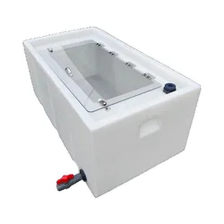 Food grade household transparent flip fish bucket car thickened live fish box outdoor fishing fishing bucket plastic water tank