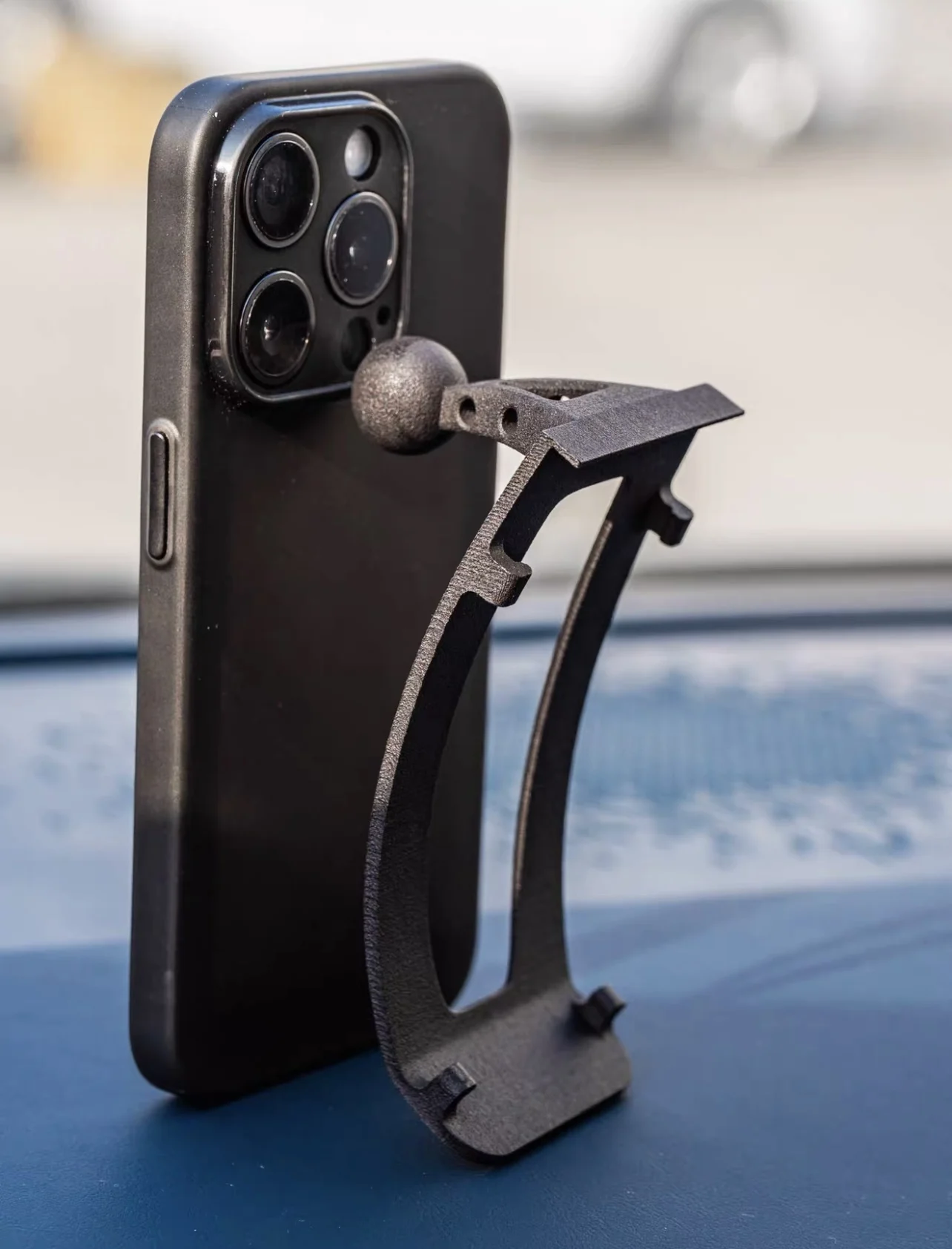 For BMW 1M/E82/E87/E88/E81 Dedicated Phone Holder Mount,  Nylon PA12 Dashboard Phone Stand with 17mm Ball Head,Car Interior Acc