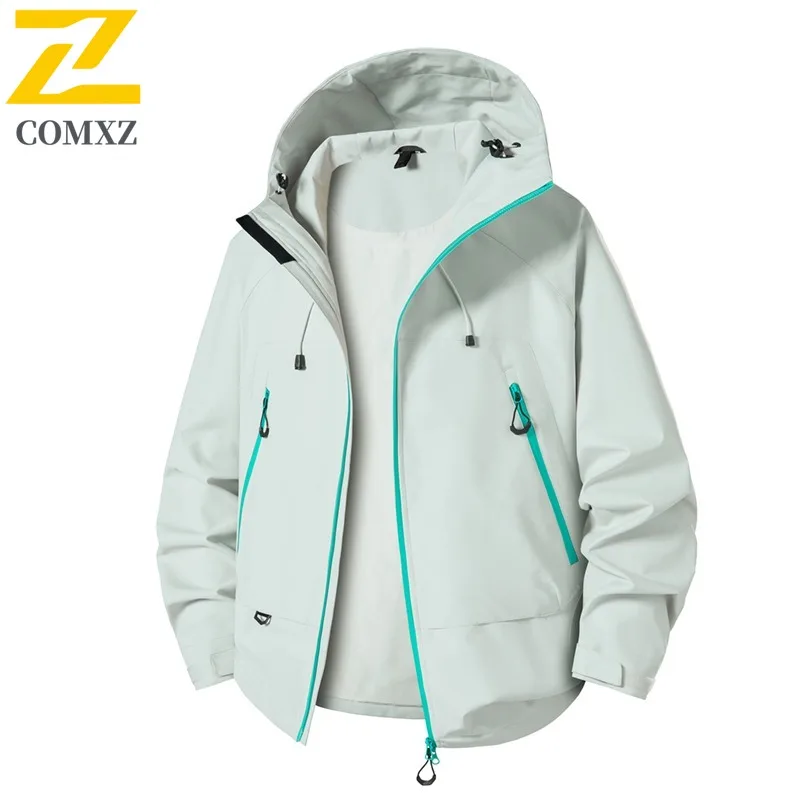 

COMXZ Outdoor Thickened Jacket For Men Adventure Light Motorcycle Coat Leisure Everyday Use Comfort Light Autumn Winter Clothing
