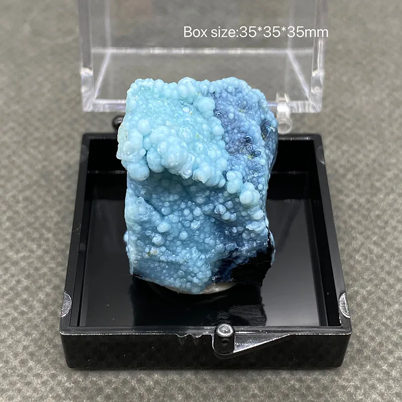 100% natural gibbsite mineral specimen cures crystal gem collection. +Box size：35*35*35mm