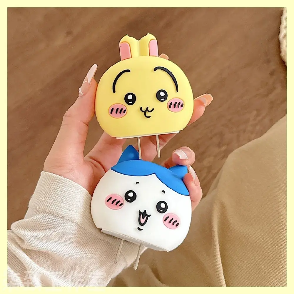 Kawaii Anime Chiikawa Charger Protective Case 20W Power Adapter Cover Anti-break Data Line Protector for IPhone Girls Cute Decor view 4