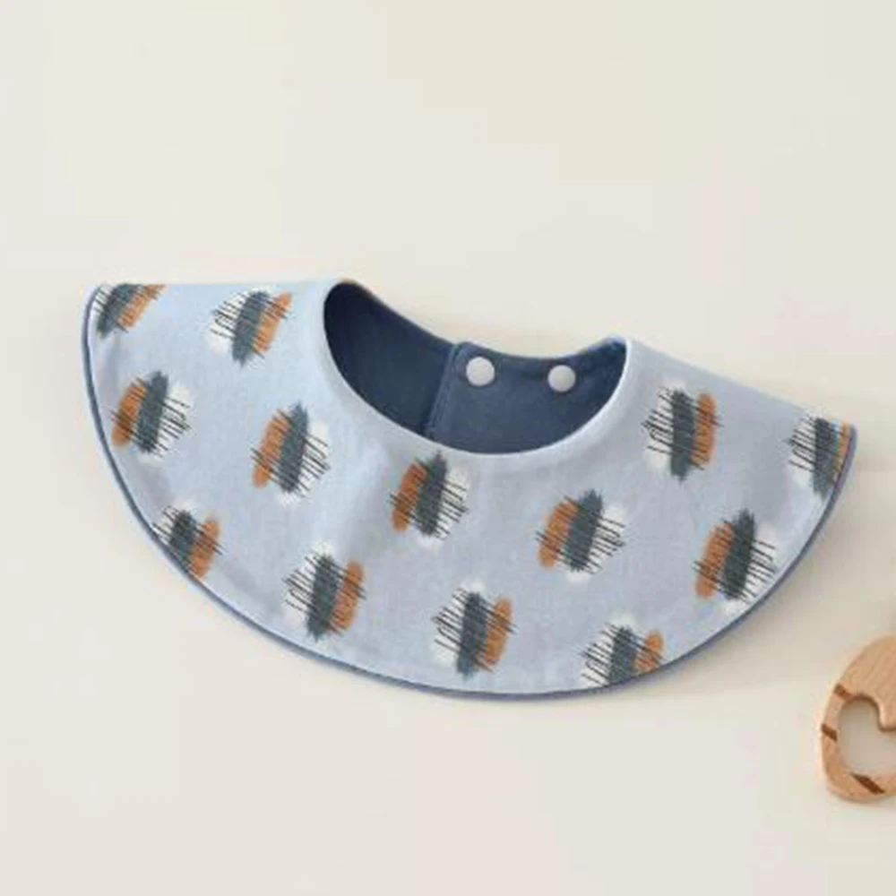 Baby Feeding Bib Waterproof ound Neck Rotatable Adjustable Baby Drool Bibs And Burp Cloths Newborn Accessories For Boy Girl
