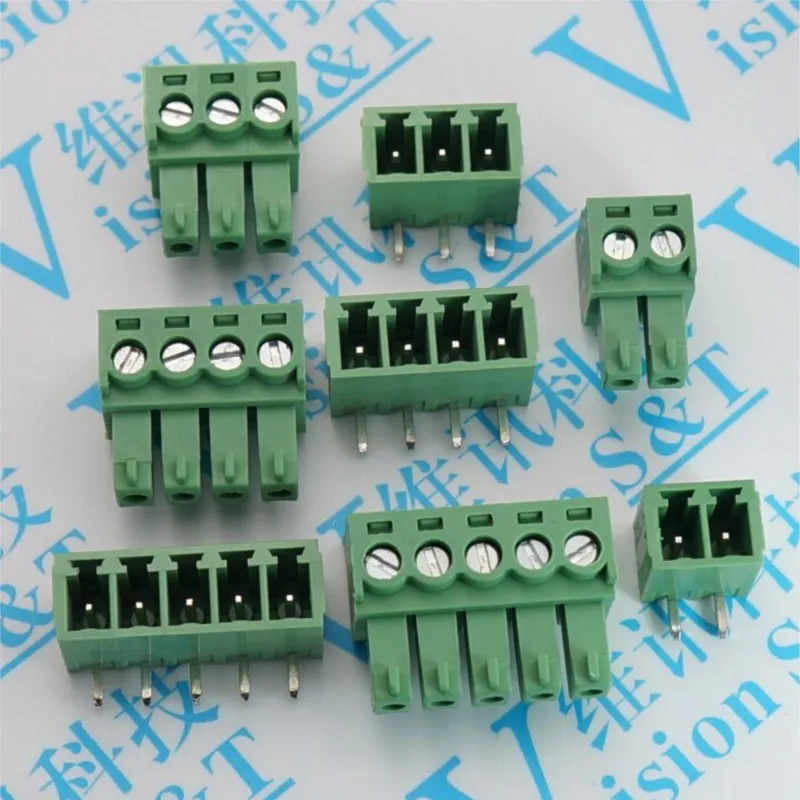 5SETS x 2EDGK-3.81 15EDG-3.81 2P 3P 4P 5P 6P 7P 8P 9P 10P 12P 3.81mm Plug-in Terminal Block Connector