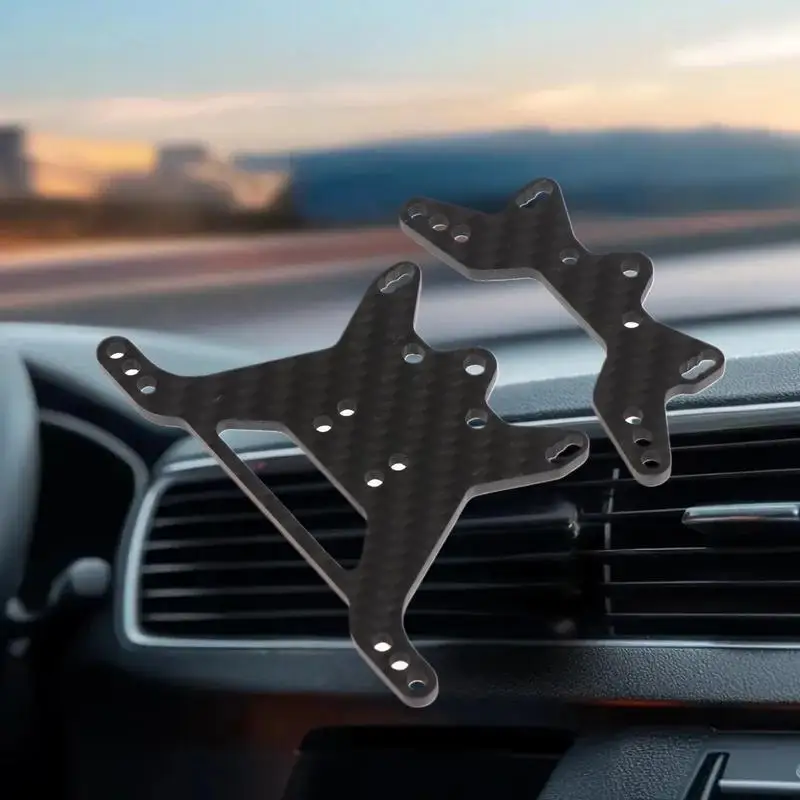 

Durable 1Set Carbon Damper Stays for Front and Rear Tamiya TT-02B 1/10 RC Car Chassis