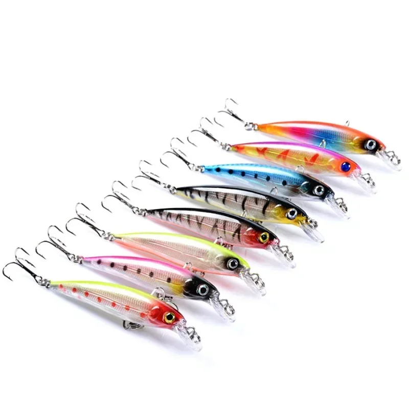 Artificial Laser Hard Plastic Bait, Artificial Wobbler for Fishing, Fishing Lure, Crankbait Tackle Swimbait Pesca, 3D Eyes