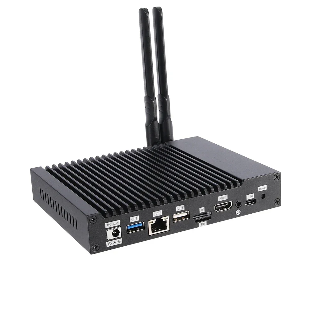 DYASUO Fanless RK3288 RK3399 RK3568 Mini PC industriale VGA 4GB 32GB Android Linux Computer robusto incorporato RS232 Disponibile