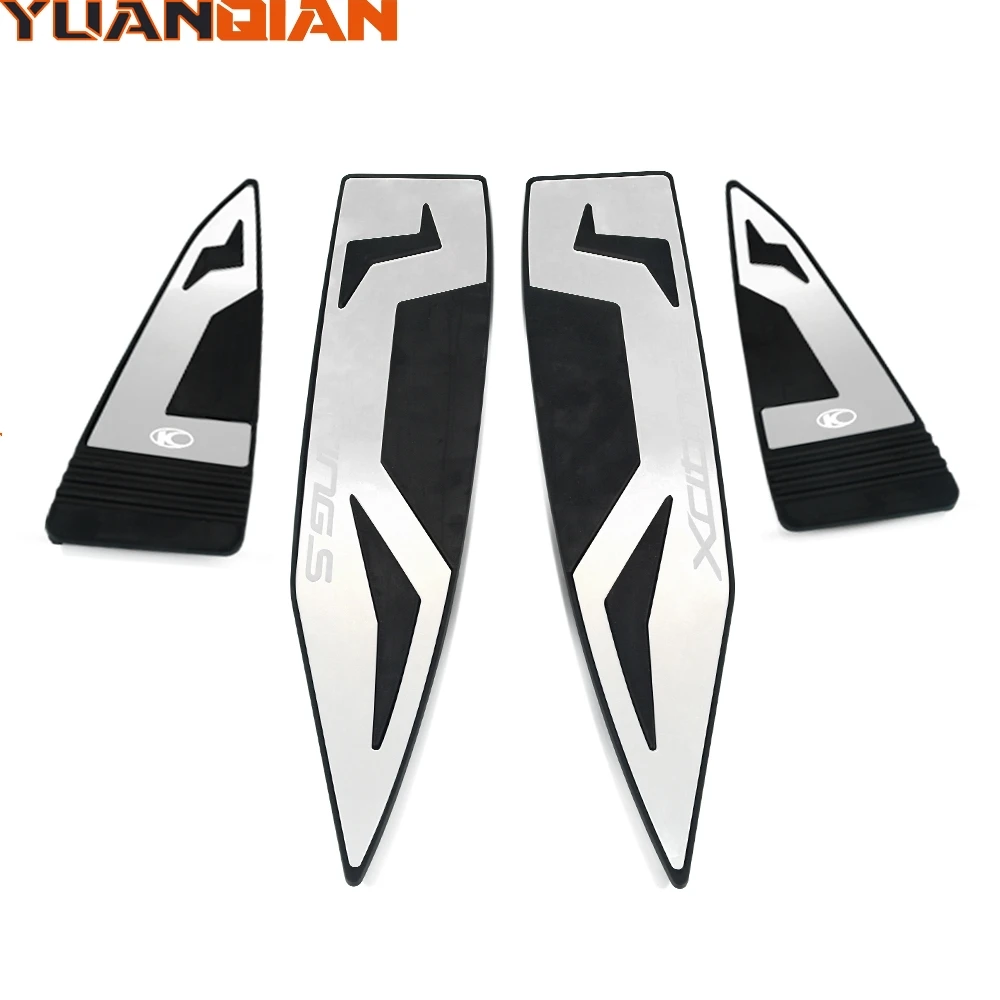 For KYMCO XCITING 400 S400 XCITINGS400 XCITING400 2019 Motorcycle Accessories Footrest Footpads Foot Pegs Pedals Plate Pads